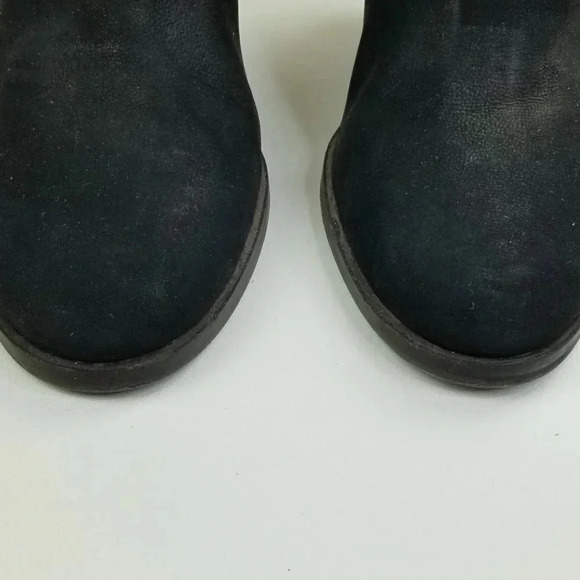 Lucky Brand 7M Women's Jana Black Leather Suede Elastic Side Ankle Boots/Booties - Picture 10 of 12